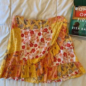 Forever 21 Floral Miniskirt